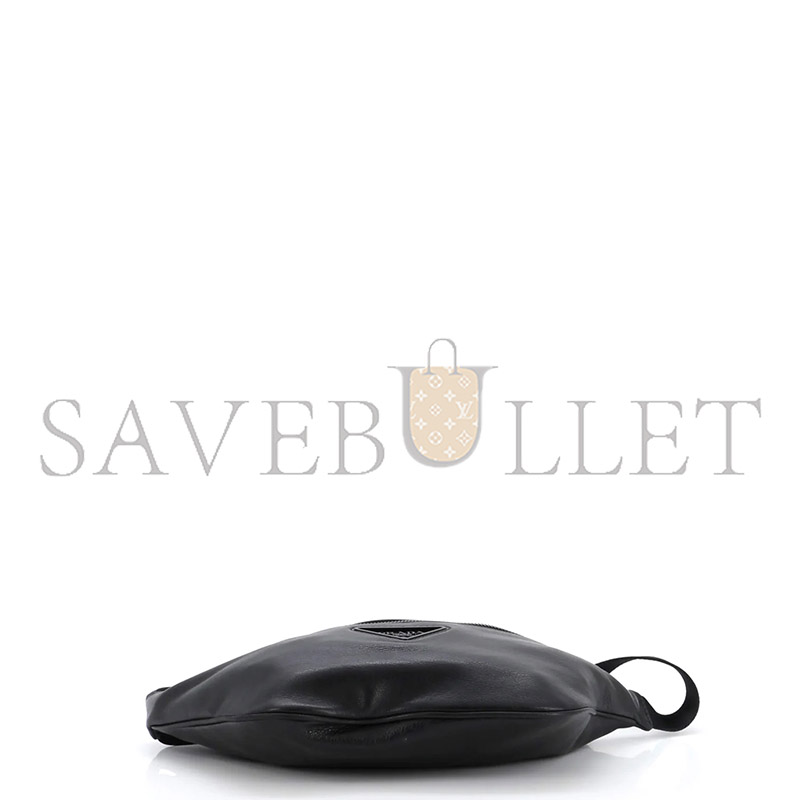 PRADA ZIP BELT BAG LEATHER SMALL 2VL033 (18*15.5cm)